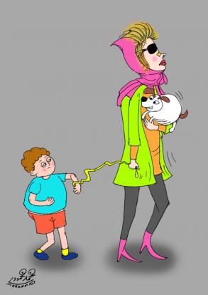 کاریکاتور آسیب های اجتماعی اثر محمد محمودی منتشر شد.